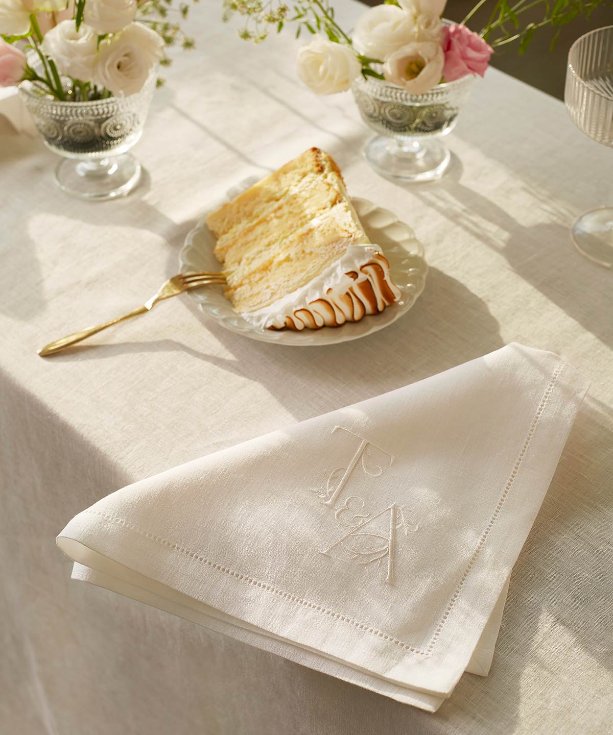 Feliz Couple Monogram Napkin